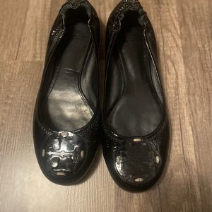 Black Tory Burch ballet flats EUC